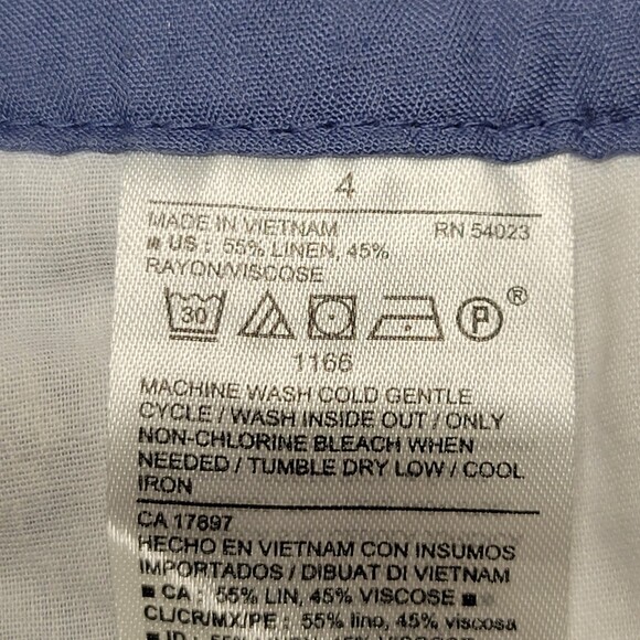 Old Navy Everyday Short high rise chambray blue floral size 4 NWOT - Picture 6 of 8